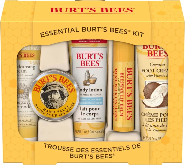 Natural Skincare Gift Set – 5 Travel-Size Essentials for Dry Skin Care