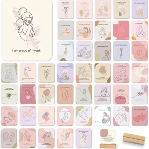 45-Piece New Mom Affirmation Card Set
