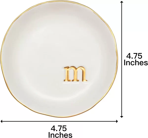 Monogrammed Ceramic Jewelry Tray - Image 2