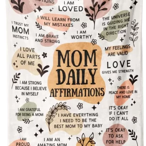 New Mom Blanket – Soft & Affirming Throw Blanket